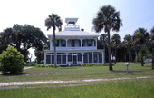 Historic home of Governor Napoleon B. Broward on Fort George Island.