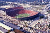Aerial view overlooking the Gator Bowl in Jacksonville.