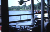 Intracoastal Waterway viewed from inside Crustacean's restaurant at Jacksonville Beach.