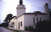 Looking north at the San Jose Episcopal Church and Day School in Jacksonville.