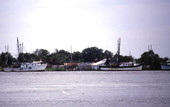 Shrimp trawlers at the fishing village of Mayport.