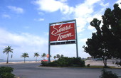 Sears Town shopping center sign on N. Roosevelt Blvd. in Key West.