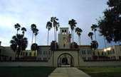 Front of the Leesburg High School.