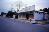 Abandoned building boarded up in Millville.