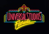 Universal Studios Florida sign in Orlando.