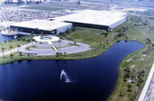 Aerial view looking southeast at the Motorola plant in Boynton Beach.