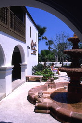 Entrance to the Columbia Restaurant in St. Augustine.