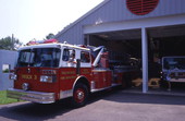 TFD fire truck #3 in front of station #6 at 2901 Apalachee Parkway in Tallahassee.