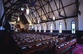 Interior view of St. Johns Episcopal Church at 211 N. Monroe St. in Tallahassee.
