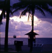 View looking towards sunrise in Ft. Lauderdale, Florida.