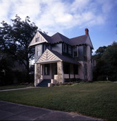 Historic house at 110 W. Strong St. in the North Hill Preservation District of Pensacola, Florida.