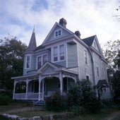 Historic house at 111 W. Strong St. in the North Hill Preservation District of Pensacola, Florida.