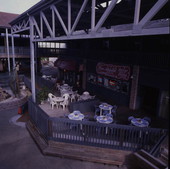 View showing shops at the Fishermen's Village waterfront mall located at 1200 W. Retta Esplanade in Punta Gorda, Florida.