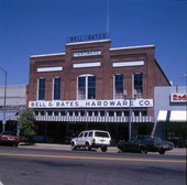Bell & Bates Hardware Co. at 13 N. Madison St. in the Quincy Historic District.