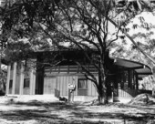 Koreshan Unity new headquarters under construction in Estero, Florida.