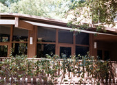 Library at the new Koreshan Unity headquarters in Estero, Florida.