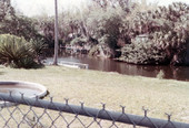 River view from side of store in Estero, Florida.