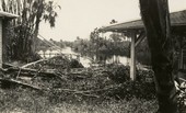 Berthaldine Boomer's dock on Koreshan Unity property in Estero, Florida.
