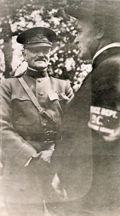 General Pershing in Washington, D.C. for the World War I parade.