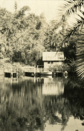 Koreshan Unity boathouse on the Estero River.