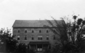 Koreshan Unity's dining hall building with dormitories in Estero, Florida.