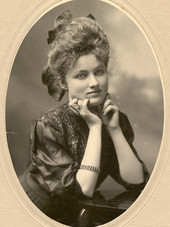 Portrait of Koreshan Madalene Massey.