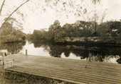 Bamboo Landing dock on the Estero River.