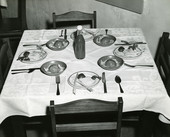 Luncheon at the Koreshan Unity's Riverview Inn restaurant in Estero, Florida.