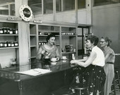 Evelyn Horne serving coffee to Billie Parks and Tessie Siegfried at the Riverview Inn restaurant in Estero, Florida.