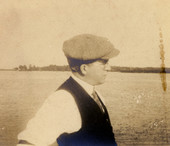 Profile portrait of Koreshan Frank Lewis.