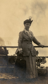 Portrait of Koreshan Mary C. Mills.