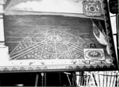Plans for the City of New Jerusalem on display at the Koreshan State Historic Site park in Estero, Florida.