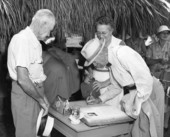 Koreshans at the 1957 Solar Festival in Estero, Florida.