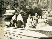 Koreshans on a boating trip to Mound Key.