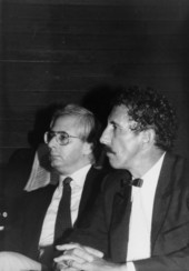 Gerard Wertkin, left, and Jimmy Daughtrey shown during the 1985 Solar Festival at the Koreshan State Historic Site park in Estero, Florida.