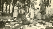 Koreshans picnicking at Brown Lake.
