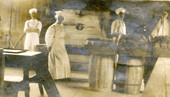 Bakers at work at the Koreshan Unity in Estero, Florida.