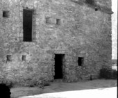 Fort wall viewed from tower of Fort Matanzas