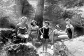 Young women at Blue Springs - Madison County, Florida.
