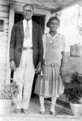 Jefferson Morgan and unidentified woman - Hamburg, Florida