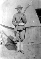 W. Cutler Littleton Sr. wearing WWI uniform