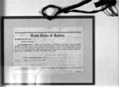 Oath of Allegiance to the United States, signed by Confederate soldier John Wiley Gilbert after the Civil War