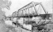Railroad bridge between Madison and Suwannee counties - Ellaville, Florida