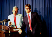 Tim Keegan with his attorney, Ellis Rubin hold a press conference - Tallahassee, Florida