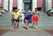 Three men start their fundraising run - Tallahassee, Florida
