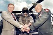 James T. Moore, Robert Ensslin Jr. and a National Guard pilot join hands to fight drug trafficking in Florida - Tallahassee, Florida