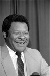 Portrait of Nelson Townsend, the new Athletic director at Florida Agricultural and Mechanical University - Tallahassee, Florida