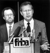 Bill Gunter speaks about the Tort Reform Act joined by Jerry Coone - Tallahassee, Florida