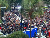 Governor Charlie Crist being sworn into office by Chief Justice R. Fred Lewis as Florida's 44th Governor - Tallahassee, Florida.