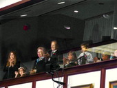 Rep. Marco Rubio's family members showing support from the visitors gallery.
